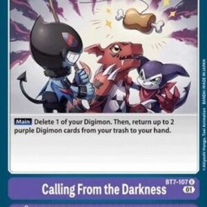 Digimon BT-07P Calling From the Darkness