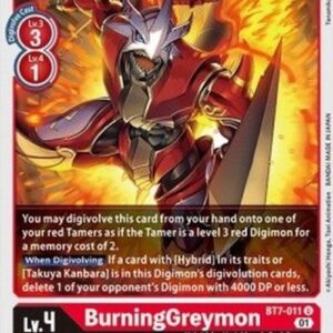 Digimon BT-07P BurningGreymon