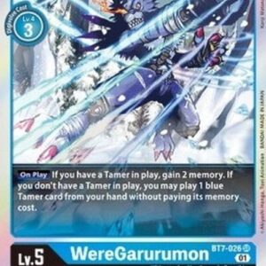 Digimon WereGarurumon (-026) (V.1)