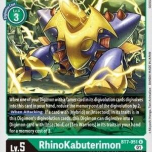 Digimon BT-07P RhinoKabuterimon