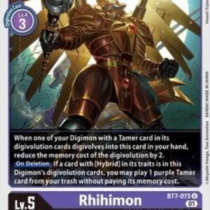 Digimon BT-07P Rhihimon