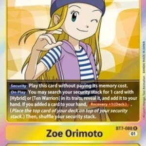 Digimon Zoe Orimoto