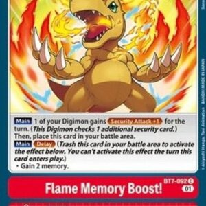 Digimon Flame Memory Boost!