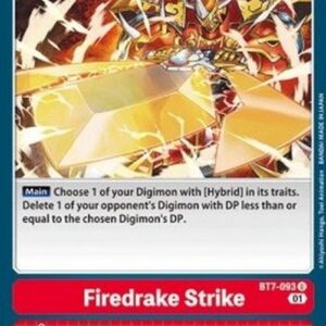 Digimon BT-07P Firedrake Strike