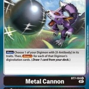 Digimon BT-07P Metal Cannon
