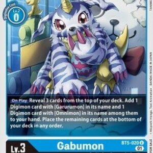 Digimon BT-09P Gabumon