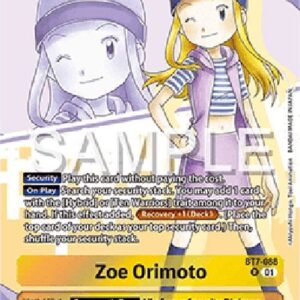 Digimon PB-XX Zoe Orimoto