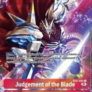 Digimon Judgement of the Blade
