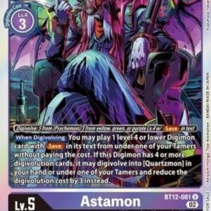 Digimon BT-12P Astamon (-081) (V.2)
