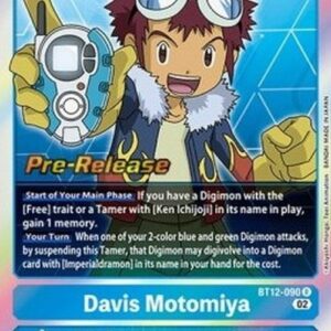 Digimon BT-12P Davis Motomiya