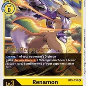 Digimon BT-05P Renamon