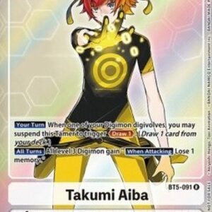 Digimon BT-05P Takumi Aiba (-091) (V.2)