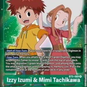 Digimon BT-05P Izzy Izumi & Mimi Tachikawa (-089) (V.2)