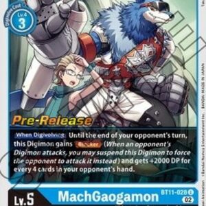 Digimon BT-11P MachGaogamon
