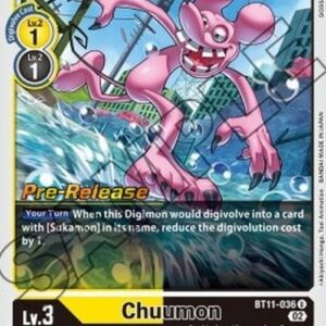 Digimon BT-11P Chuumon
