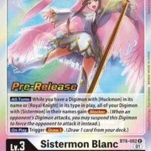 Digimon BT-06P Sistermon Blanc