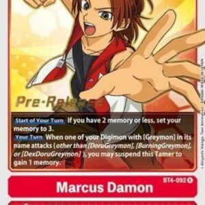 Digimon BT-04P Marcus Damon (-092) (V.1)