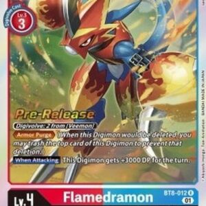 Digimon BT-08P Flamedramon
