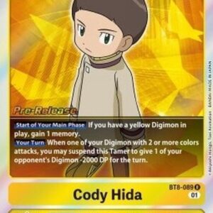 Digimon BT-08P Cody Hida (-089) (V.1)