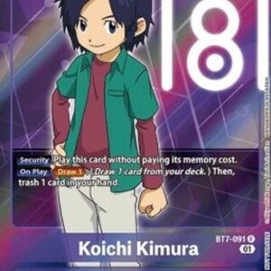 Digimon BT-07P Koichi Kimura (-091) (V.2)