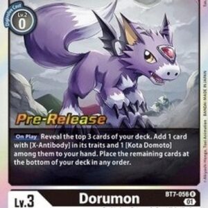 Digimon BT-07P Dorumon
