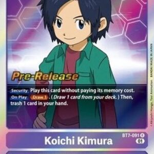 Digimon BT-07P Koichi Kimura (-091) (V.1)