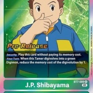 Digimon BT-07P J.P. Shibayama (-089) (V.1)