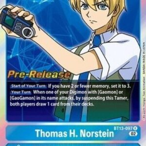 Digimon BT-13P Thomas H. Norstein (-097) (V.1)