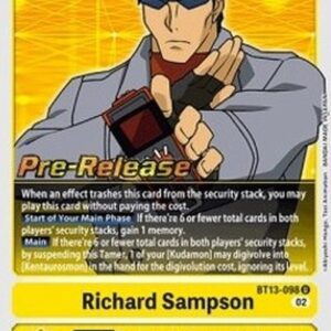 Digimon BT-13P Richard Sampson (-098) (V.1)