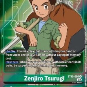 Digimon BT-10P Zenjiro Tsurugi (-090) (V.2)