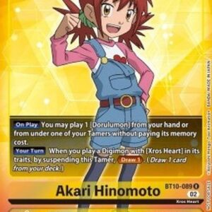 Digimon BT-10P Akari Hinomoto (-089) (V.2)