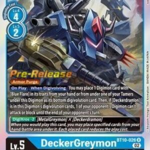 Digimon BT-10P DeckerGreymon