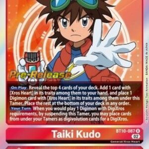 Digimon BT-10P Taiki Kudo (-087) (V.1)