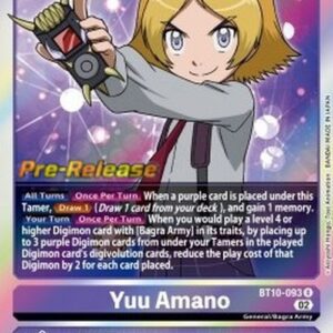 Digimon BT-10P Yuu Amano (-093) (V.1)