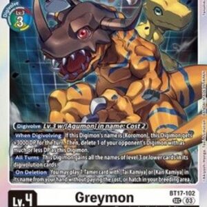 Digimon Greymon (-102) (V.1)