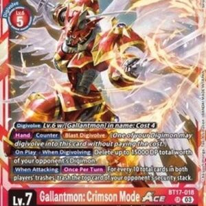 Digimon Gallantmon: Crimson Mode Ace (-018) (V.1)