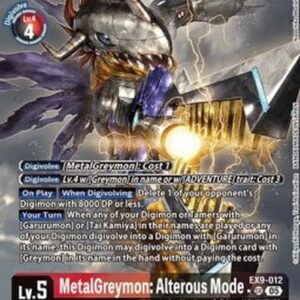 Digimon MetalGreymon: Alterous Mode (-012) (V.2)