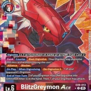 Digimon BlitzGreymon Ace (-013) (V.2)