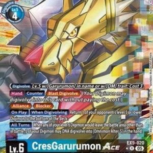 Digimon CresGarurumon Ace (-020) (V.2)