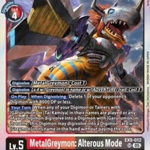 Digimon MetalGreymon: Alterous Mode (-012) (V.1)
