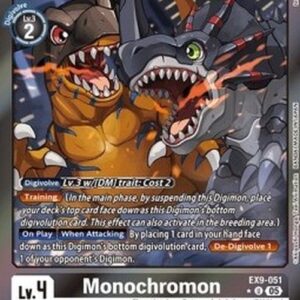 Digimon Monochromon (-051) (V.2)