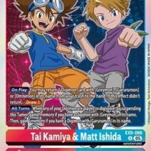 Digimon Tai Kamiya & Matt Ishida (-066) (V.1)