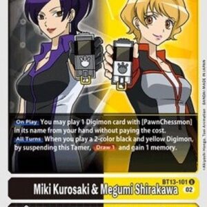 Digimon Miki Kurosaki & Megumi Shirakawa