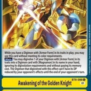 Digimon Awakening of the Golden Knight