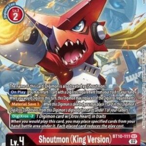 Digimon Shoutmon (King Version) (-111) (V.2)