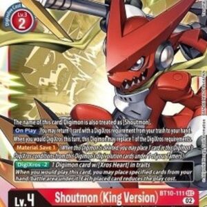 Digimon Shoutmon (King Version) (-111) (V.1)