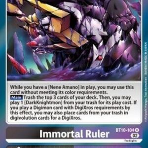 Digimon Immortal Ruler