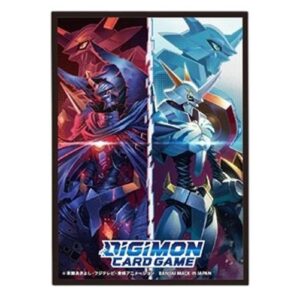 Digimon PB-XX 60 Tamer's Set 2 (): "Omnimon Zwart Defeat & Omnimon" Sleeves
