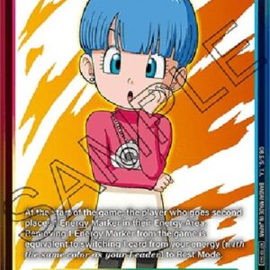 Dragon Ball Super FWE Energy Marker "Bulma DA" (V.1 - Token )