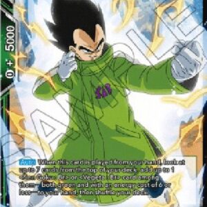 Dragon Ball Super Vegeta, Limbering Up